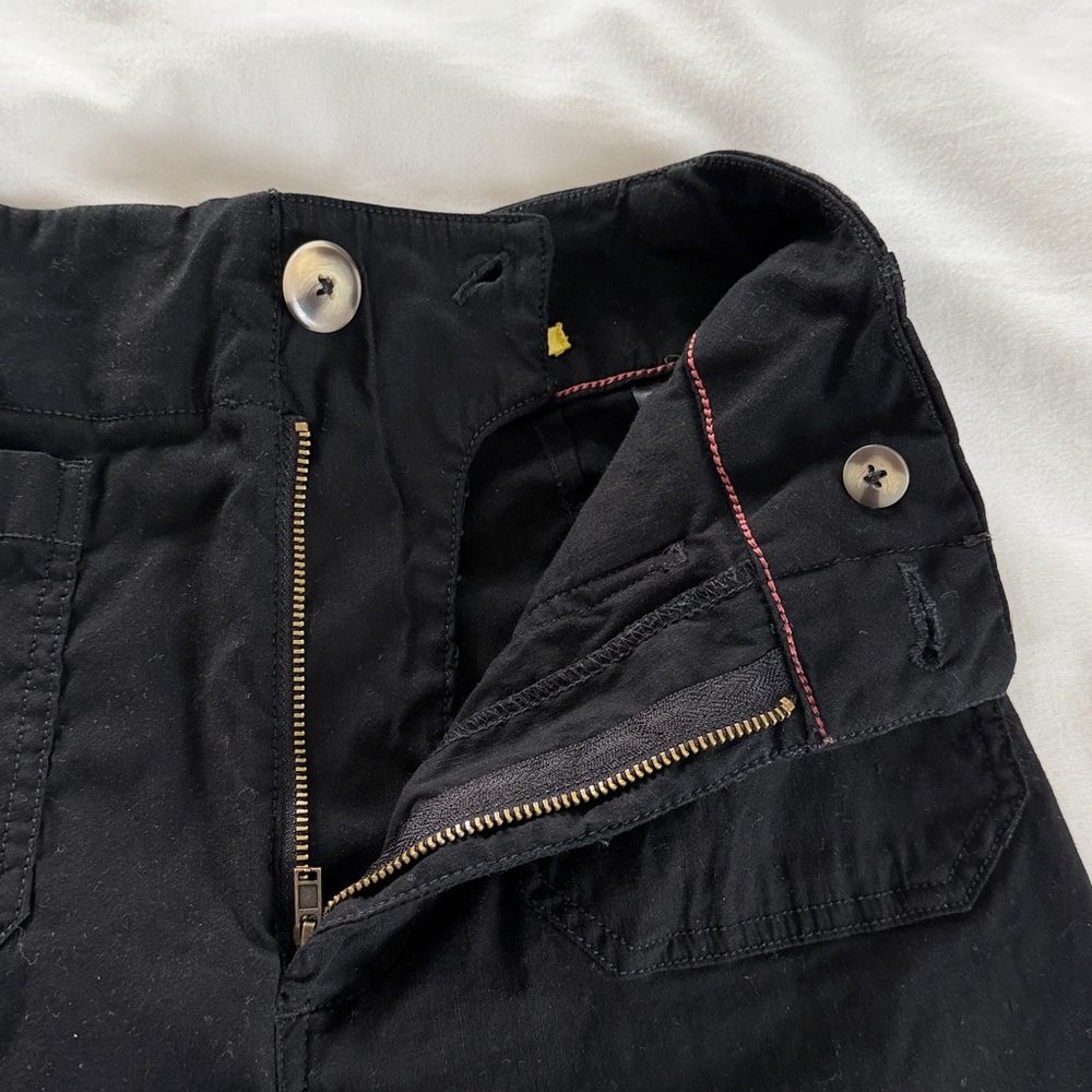 Maeve The Collette High Rise Cropped Wide Leg Pant Black 26 Anthropologie - Picture 9 of 16